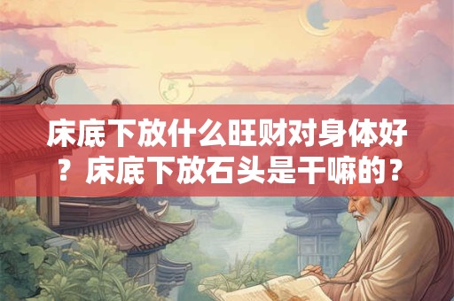 床底下放什么旺财对身体好？床底下放石头是干嘛的？