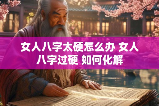女人八字太硬怎么办 女人八字过硬 如何化解