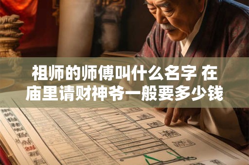 祖师的师傅叫什么名字 在庙里请财神爷一般要多少钱