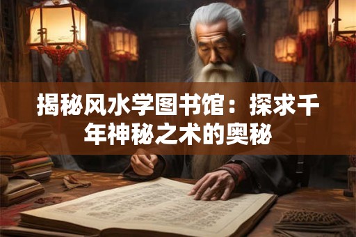 揭秘风水学图书馆：探求千年神秘之术的奥秘