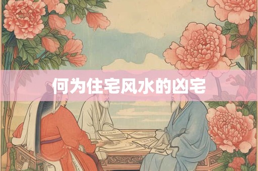 何为住宅风水的凶宅