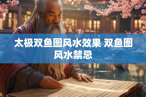 太极双鱼图风水效果 双鱼图风水禁忌