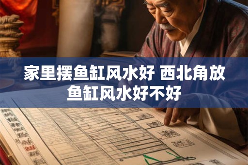 家里摆鱼缸风水好 西北角放鱼缸风水好不好
