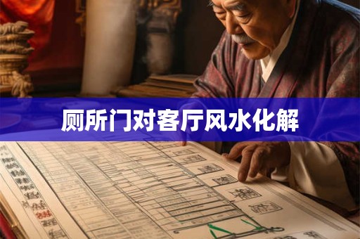 厕所门对客厅风水化解