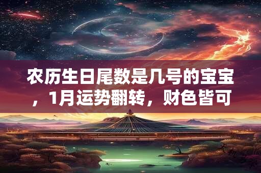 农历生日尾数是几号的宝宝，1月运势翻转，财色皆可得