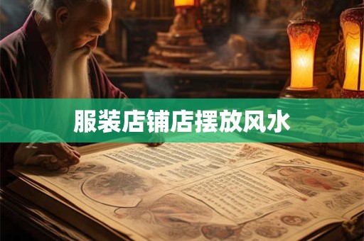 服装店铺店摆放风水