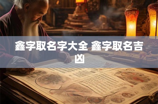 鑫字取名字大全 鑫字取名吉凶