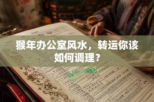 猴年办公室风水，转运你该如何调理？