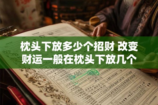 枕头下放多少个招财 改变财运一般在枕头下放几个