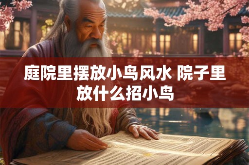 庭院里摆放小鸟风水 院子里放什么招小鸟