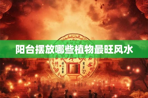 阳台摆放哪些植物最旺风水