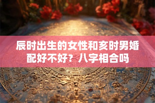 辰时出生的女性和亥时男婚配好不好？八字相合吗