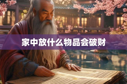 家中放什么物品会破财 家中放什么物品会破财
