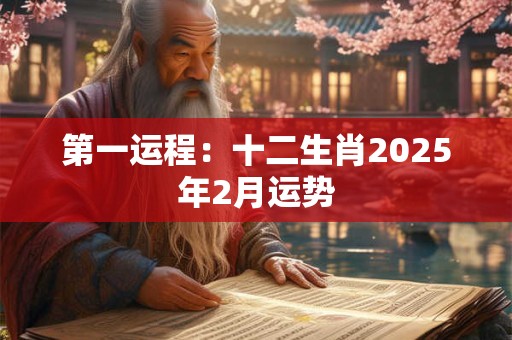 第一运程：十二生肖2025年2月运势