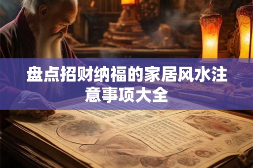 盘点招财纳福的家居风水注意事项大全