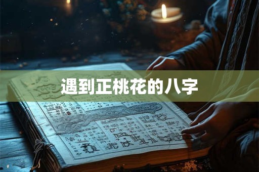 遇到正桃花的八字