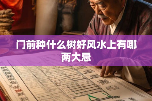 门前种什么树好风水上有哪两大忌