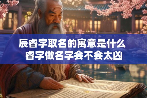 辰睿字取名的寓意是什么 睿字做名字会不会太凶