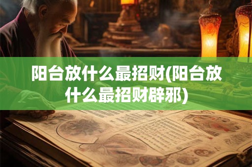 阳台放什么最招财(阳台放什么最招财辟邪)