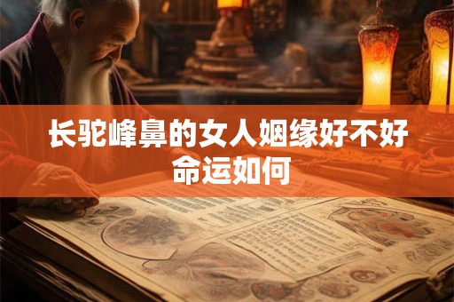 长驼峰鼻的女人姻缘好不好 命运如何