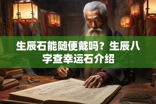 生辰石能随便戴吗？生辰八字查幸运石介绍