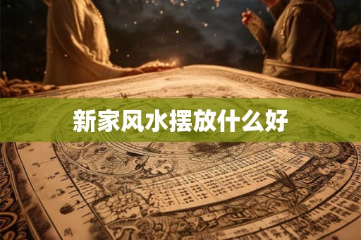 新家风水摆放什么好