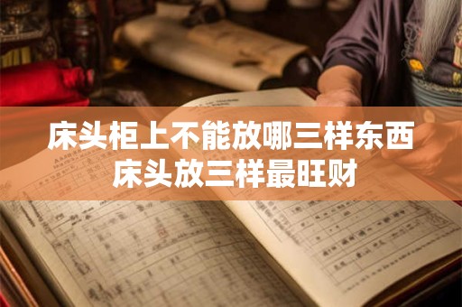 详细阅读:床头柜上不能放哪三样东西 床头放三样最旺财 床头柜上不能放哪三样东西 床头放三样最旺财