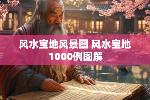 风水宝地风景图 风水宝地1000例图解