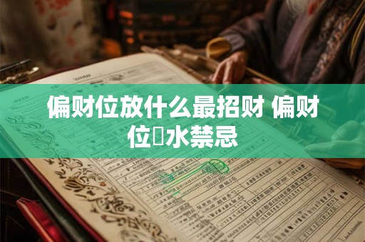 偏财位放什么最招财 偏财位風水禁忌