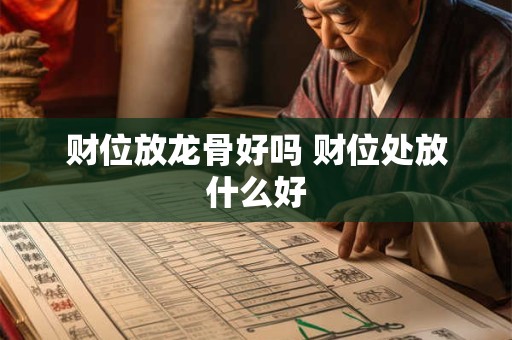 财位放龙骨好吗 财位处放什么好