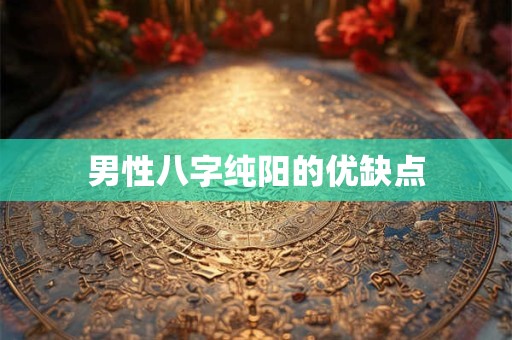 男性八字纯阳的优缺点