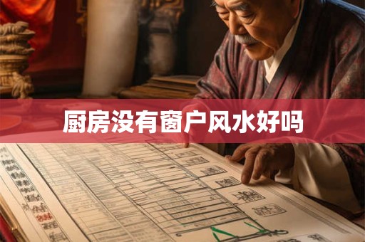 厨房没有窗户风水好吗