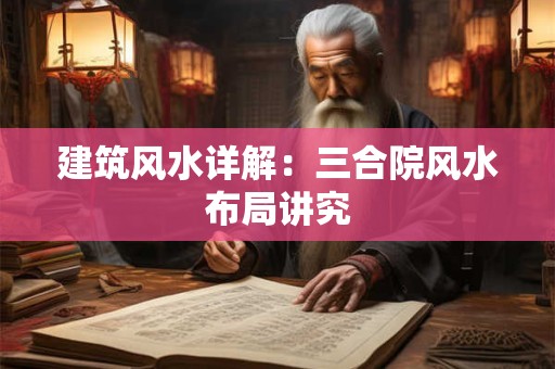 建筑风水详解：三合院风水布局讲究