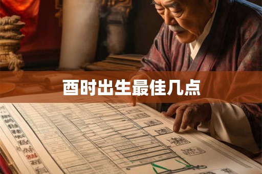 酉时出生最佳几点