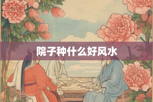 院子种什么好风水