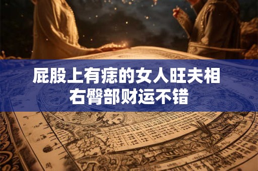 屁股上有痣的女人旺夫相 右臀部财运不错