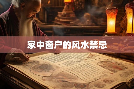 家中窗户的风水禁忌