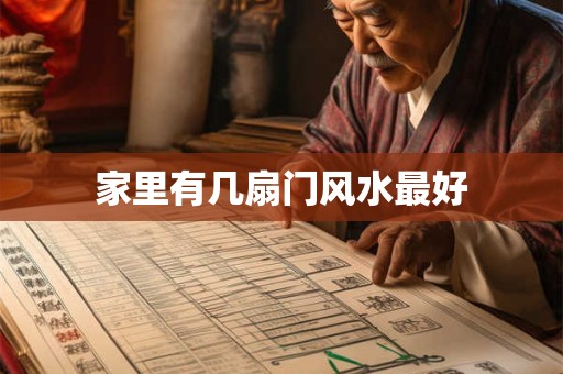 家里有几扇门风水最好