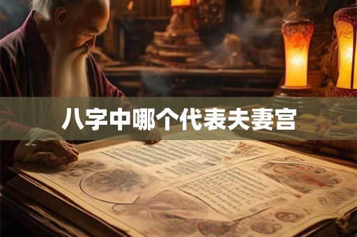 八字中哪个代表夫妻宫