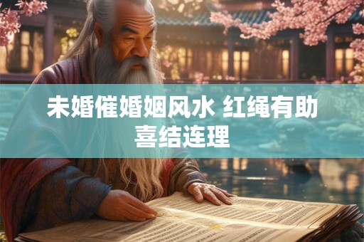 未婚催婚姻风水 红绳有助喜结连理