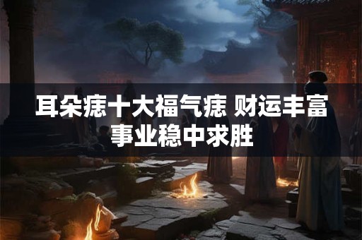 耳朵痣十大福气痣 财运丰富事业稳中求胜