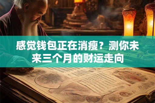 感觉钱包正在消瘦？测你未来三个月的财运走向