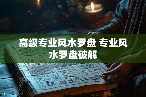 高级专业风水罗盘 专业风水罗盘破解