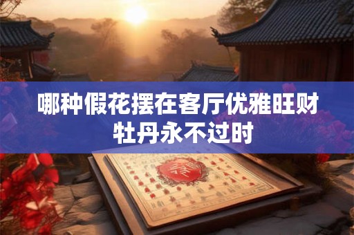 哪种假花摆在客厅优雅旺财  牡丹永不过时
