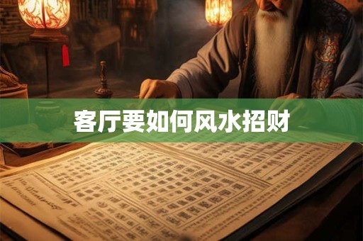 客厅要如何风水招财