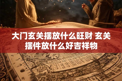 大门玄关摆放什么旺财 玄关摆件放什么好吉祥物