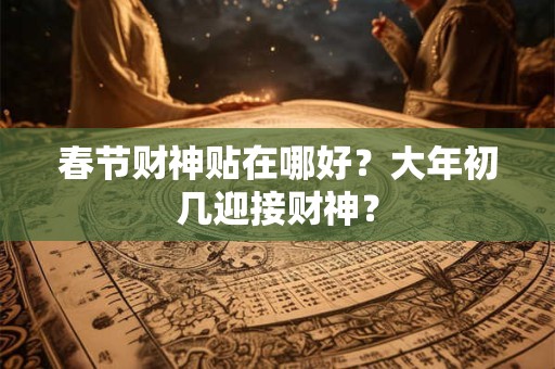春节财神贴在哪好？大年初几迎接财神？