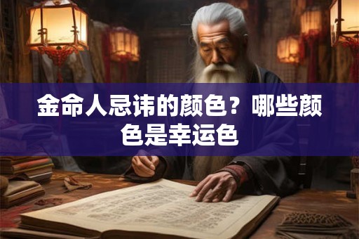金命人忌讳的颜色？哪些颜色是幸运色