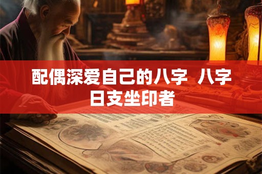 配偶深爱自己的八字  八字日支坐印者