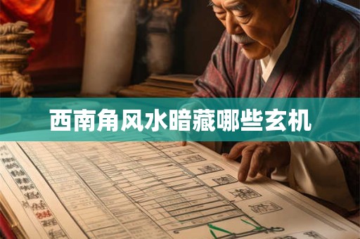 西南角风水暗藏哪些玄机